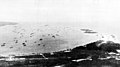 Aerial view of Seeadler Harbor in 1945