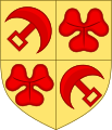 Sog. gemehrtes Franckenstein-Wappen als Nachfolger der Cleen (Adelsgeschlecht)