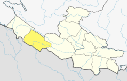 Location of Banke District