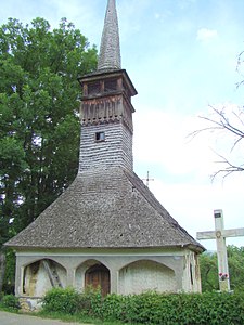 Wooden church in Buteasa village