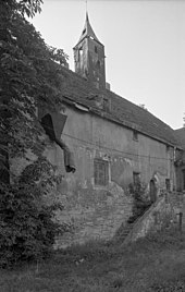 Dilapidated house where Frederick watched the Allied Army
