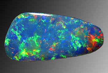 Opal can contain protist microfossils of diatoms, radiolarians, silicoflagellates and ebridians [13]
