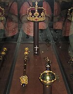 Regalia of Sweden with the orb