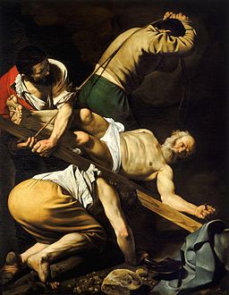 Crucifixion of St. Peter by Caravaggio, 1600–01