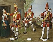 Grenadiers, 31st, 32nd and 33rd Regimants of Foot