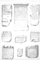 Delamare's sketch (plate 185), including the Guelma Punic inscriptions