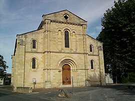 The church in Gaillan-en-Médoc