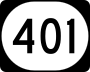Kentucky Route 401 marker