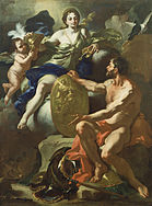 Venus at the Forge of Vulcan, 1704