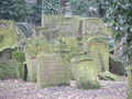 Alter jüdischer Friedhof, Gruppe von erhaltenen Grabsteinen