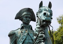 Details of Washington and the horse