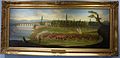 'Glasgow Green, c.1758'. A painting in the regimental museum showing a review of Black Watch recruits, c.1758'.