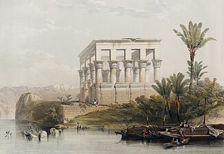 190. The Hypaethral Temple at Philae, called The Bed of Pharaoh.