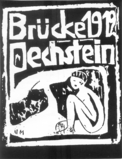 Brücke, 1912, wood-print on paper, on cover