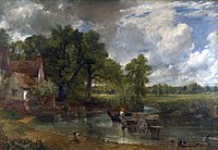 John Constable, 1821, The Hay Wain. Early Romanticism