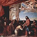 Apostelkommunion, 1651, Öl auf Leinwand, 400 × 400 cm, Certosa di San Martino, Neapel