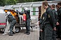 Feuerlöschtraining in der Ausbildung beim LAFP NRW in Selm