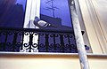 A trompe-l'œil of a pigeon on a window sill, façade mural, rue Emile Lepeu in the 11th arrondissement of Paris, France