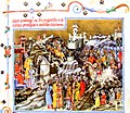 Image 42Hungarian conquest of the Carpathian Basin depicted in the Chronicon Pictum (from History of Hungary)