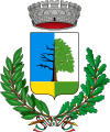 The coat of arms of Morterone, the smallest Italian commune