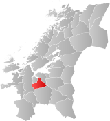 Melhus within Trøndelag