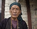 Ältere Nepalesin
