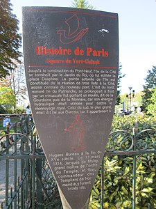 Molay commemorative plaque