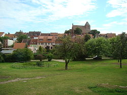 View towards the old town of Penzlin