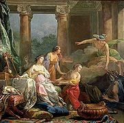 Mercury, Herse and Aglauros by Jean-Baptiste Marie Pierre (1763)