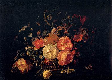 Basket of Flowers, 1711