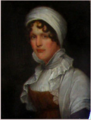 Almon's wife Rebecca Byles Almon by Robert Field; oldest child of Mather Byles[4]