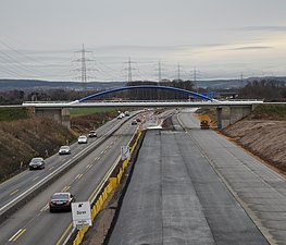Ausbau zwischen Düren und Merzenich im Dezember 2013