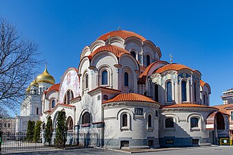 The Kazan church, Novodevichy Cemetery, St. Petersburg