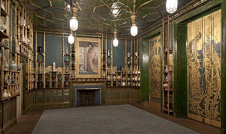 The Peacock Room by James McNeill Whistler (1876–77), now in the Freer Gallery of Art, Washington, D.C.