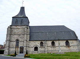 The church in Tourville-sur-Arques