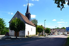 The church in Toury-Lurcy
