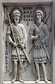 Left leaf, top panel: Saint Theodore the Recruit, Saint Theodore the General