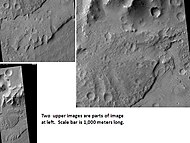 Tyras Vallis fan deposit, as seen by HiRISE. Click on image to see layers.