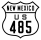 U.S. Highway 485 marker