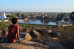 Gaya – Stadtansicht vom Mangla-Gauri-Hügel