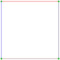2{4}2, or , with 4 vertices, and 4 2-edges