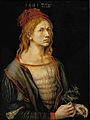 Albrecht Dürer, Self-portrait, purchased from Agnew's in 1900 by Leopold Goldschmidt, present owner: The Louvre, Paris.
