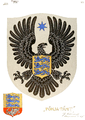 Alternative coat of arms of Estonia, 1922. Author Günther Reindorff.
