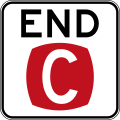 (R5-51) End Clearway