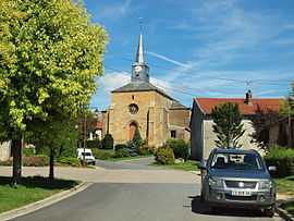 The village centre and church