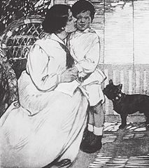 Algy, 1905. Illustration for Helen Hay Whitney, Verses for Jock and Joan, The Hyde Collection, Glens Falls, New York