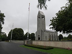 Memorial Chapel, Brittany American Cemetery and Memorial, Saint-James, Normandy, France, 1952-56.