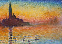 San Giorgio Maggiore at Dusk, Claude Monet, 1908–1912