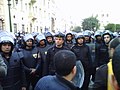 Paramilitärische Polizei am 25. Januar 2011