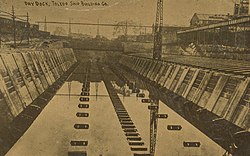 Dry Dock, Toledo Ship Building Company, Toledo, Ohio, 1912